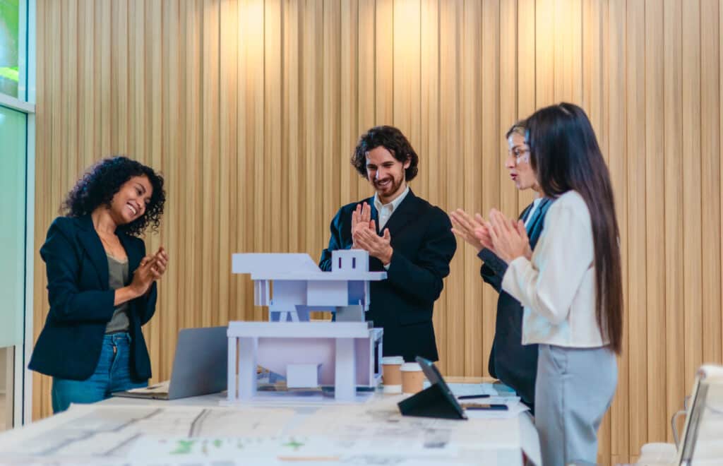 architecture team discussing sustainable building 2025 02 21 21 53 55 utc